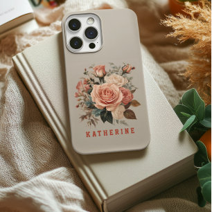 Benutzerdefinierte Blumen Rosen Handyhülle für Fra Case-Mate iPhone 14 Pro Hülle