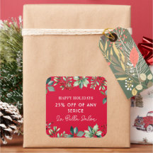 Benutzerdefinierte Blumen-Weihnachtsfeier