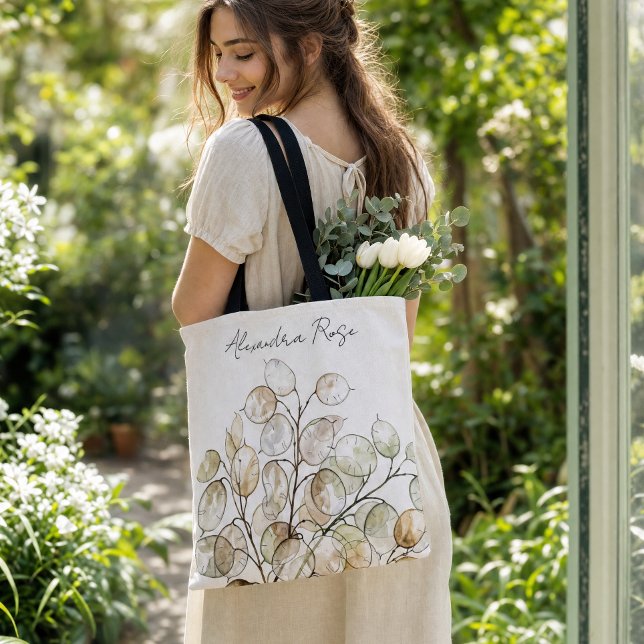 Benutzerdefinierte Boho Lunaria Wasserfarbe Botani (Von Creator hochgeladen)