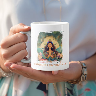 Benutzerdefinierte Boho-Mystik-Energie-Spiritualit Jumbo-Tasse