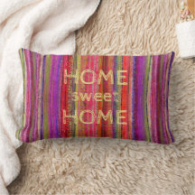 Benutzerdefinierte Boho Vintage Rot Violette Strei