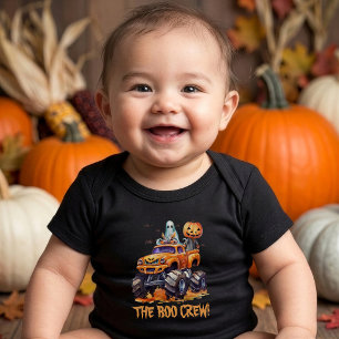 Benutzerdefinierte Boo Crew Baby Halloween Bodysui Strampler