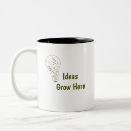 Benutzerdefinierte botanische Glühbirnen-Tasse Zweifarbige Tasse
