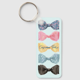 Benutzerdefinierte Bow-Krawatte Schlüsselanhänger