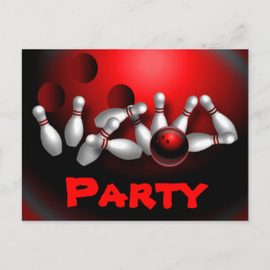 Benutzerdefinierte Bowling Postkarten