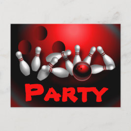 Benutzerdefinierte Bowling-Postkarten Postkarte