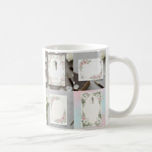 Benutzerdefinierte Braut-und Bräutigam-Illustratio Kaffeetasse