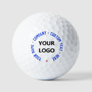 Benutzerdefinierte Briefmarke für Logos und Textda Golfball