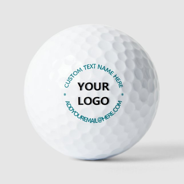 Benutzerdefinierte Briefmarke für Logos und Textda Golfball (Vorderseite)