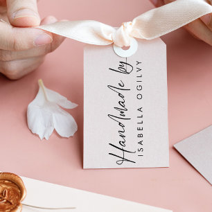 Benutzerdefinierte Briefmarke "Handmade by" - Eleg Gummistempel