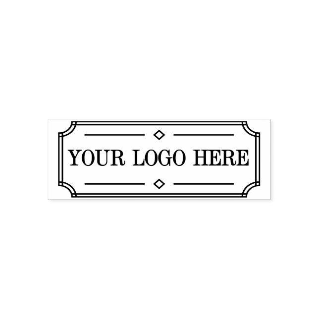 Benutzerdefinierte Briefmarke mit Ihrem Logo-Gesch Permastempel (Design)