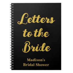 Benutzerdefinierte Buchstaben an das Bride Hen Do- Notizblock