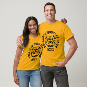 Benutzerdefinierte Bulldogs-Maskottchen-Booster-Cl T-Shirt