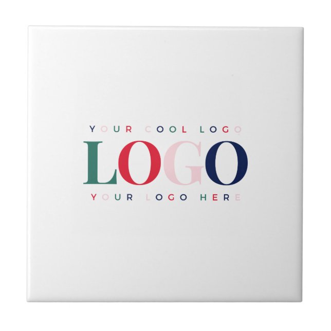 Benutzerdefinierte Business Company Rectangle Logo Fliese (Vorderseite)