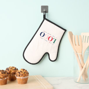 Benutzerdefinierte Business Company Rectangle Logo Ofenhandschuh