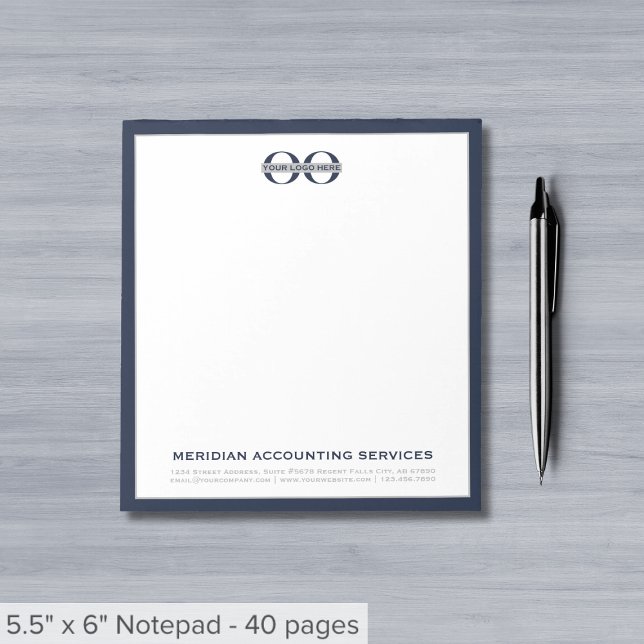 Benutzerdefinierte Business-Notepad mit Logo Notizblock (Von Creator hochgeladen)
