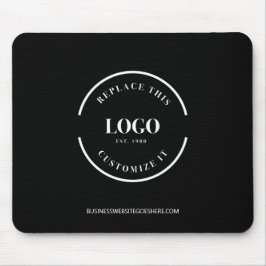 Benutzerdefinierte Business-weiße Logo-Website ein Mousepad