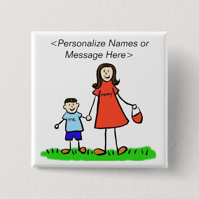 Benutzerdefinierte Button-Button für MOMY- und SOO Button (Vorderseite)