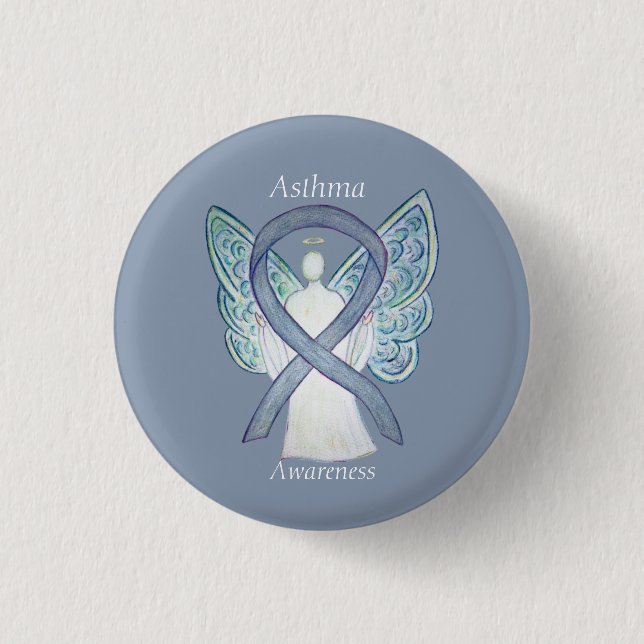 Benutzerdefinierte Button-Buttone für die Asthma A Button (Vorderseite)