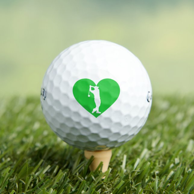 Benutzerdefinierte Callaway Soft Golfbälle - Ich l (Insitu T-Shirt)