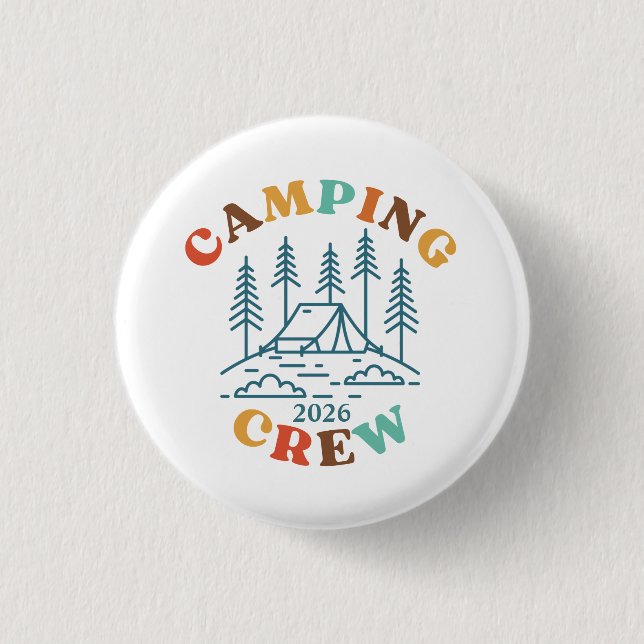 Benutzerdefinierte Camping-Crew Button (Vorderseite)