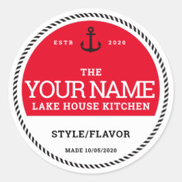 Benutzerdefinierte Canning-Labels - Fügen Sie Ihre Runder Aufkleber