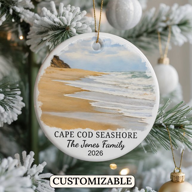 Benutzerdefinierte Cape Cod National Seashore, Mas Keramik Ornament (Von Creator hochgeladen)