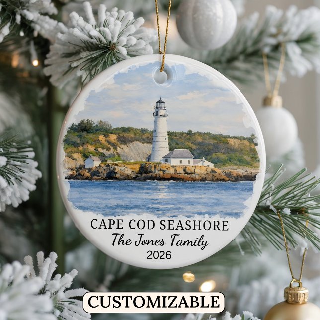 Benutzerdefinierte Cape Cod National Seashore, Mas Keramik Ornament (Von Creator hochgeladen)