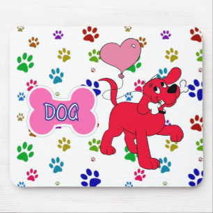 Benutzerdefinierte Cartoon-Rot-Hund-Gel-Mauspad Mousepad