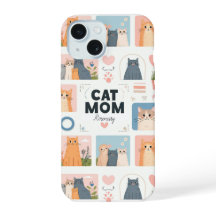 Benutzerdefinierte "Cat Mama" iPhone Case