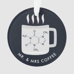 Benutzerdefinierte Chemie-Labortechniker Kaffee-Li Ornament