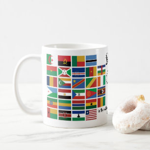 Benutzerdefinierte Christliche FLAGS AFRIKAS Kaffeetasse