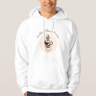 Benutzerdefinierte Coffee Shop Branding Mitarbeite Hoodie