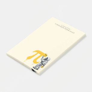Benutzerdefinierte coole Astronautenmalerei Pi-Sym Post-it Klebezettel