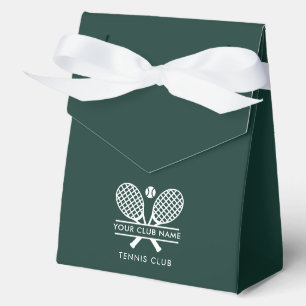 Benutzerdefinierte Country Club Name Tennis Events Geschenkschachtel