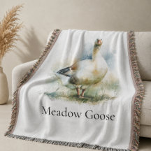 Benutzerdefinierte Country-Meadow-Gans-Aquarellmal