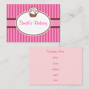 Benutzerdefinierte Cupcake-Visitenkarten Visitenkarte