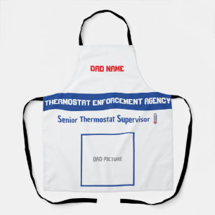 Benutzerdefinierte Dad-Thermostat-BBQ-Schürze Schürze