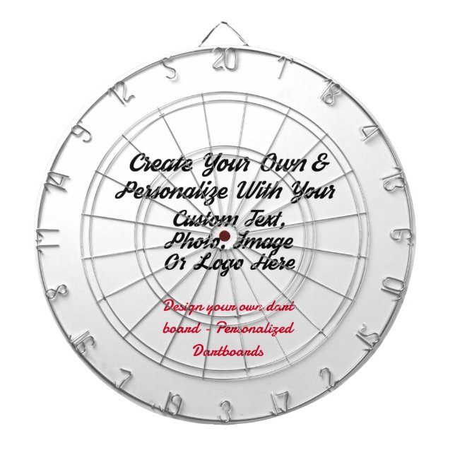 Benutzerdefinierte Dart-Karten, Personalisierte Fo Dartscheibe (vorne)