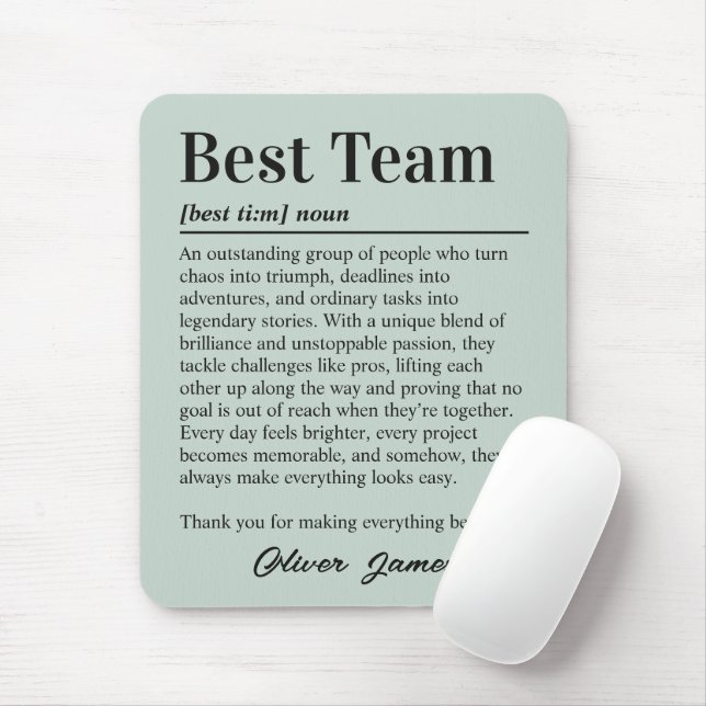 Benutzerdefinierte Definition der besten Team-Ermu Mousepad (Mit Mouse)