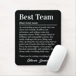 Benutzerdefinierte Definition der besten Teammitar Mousepad