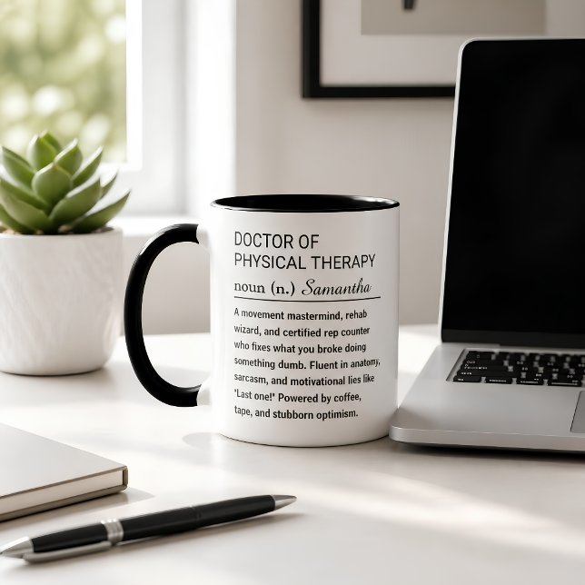 Benutzerdefinierte Definition des Doktors der Phys Kaffeetasse (Von Creator hochgeladen)