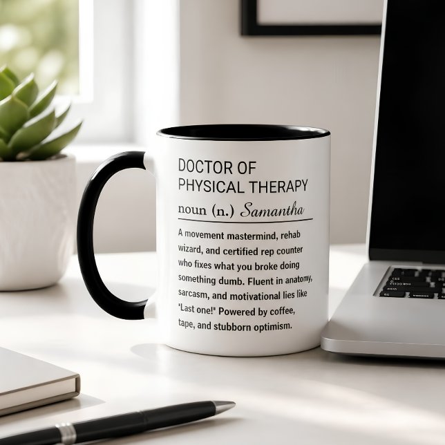 Benutzerdefinierte Definition des Doktors der Phys Kaffeetasse (Von Creator hochgeladen)