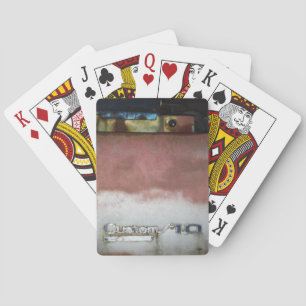 benutzerdefinierte Deluxe rosa und weiß Spielkarten