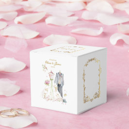 Benutzerdefinierte Details Braut & Bräutigam Geschenkschachtel