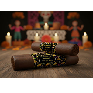 Benutzerdefinierte Día de los Muertos Zigarrenhüll