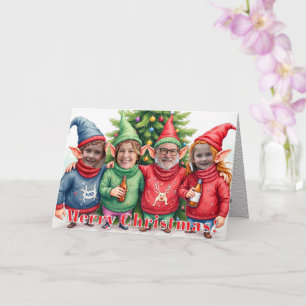 Benutzerdefinierte digitale Weihnachtskarte: Fügen Karte
