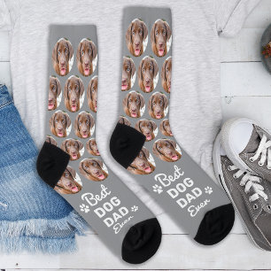 Benutzerdefinierte DOG DAD Personalisierte Pfotena Socken