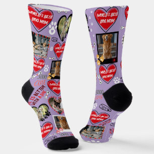 Benutzerdefinierte Dog-Gesichtssocken, Personalisi Socken