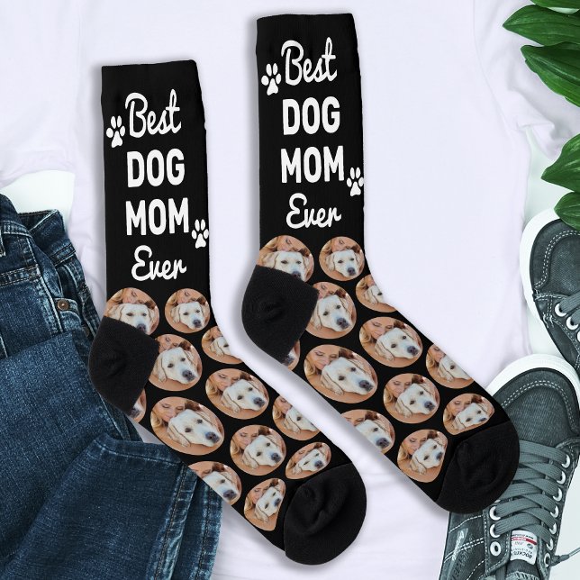Benutzerdefinierte DOG-MAMA Personalisiertes Muste Socken (Von Creator hochgeladen)